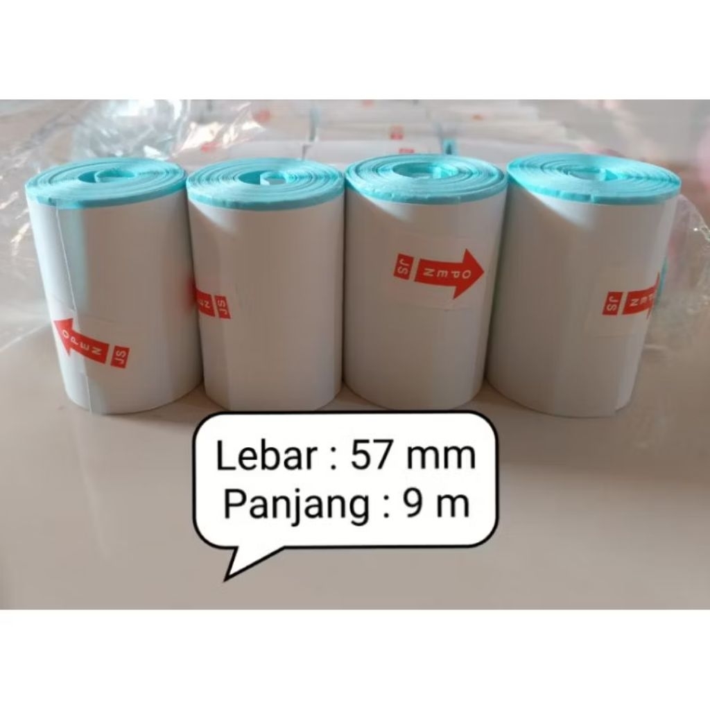 

Thermal Label Stiker 57mm 58mm 9 meter