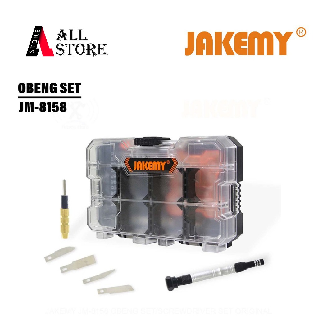 JAKEMY JM-8158 OBENG SET/SCREWDRIVER SET ORIGINAL