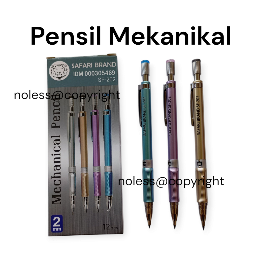 

NL (1 biji) Pensil Safari Mekanikal pencil SF-202