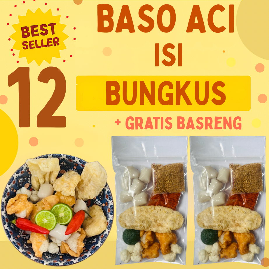

Baso Aci Isi 12 Paket Komplit + Bonus Basreng – Camilan Kuah Pedas Favorit!
