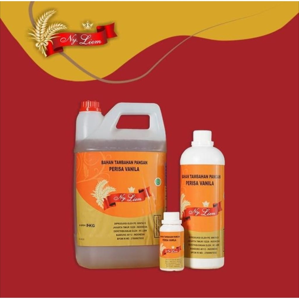 

Perisa makanan/ Essence Ny Liem Vanila/ Vanili kemasan 1 lt