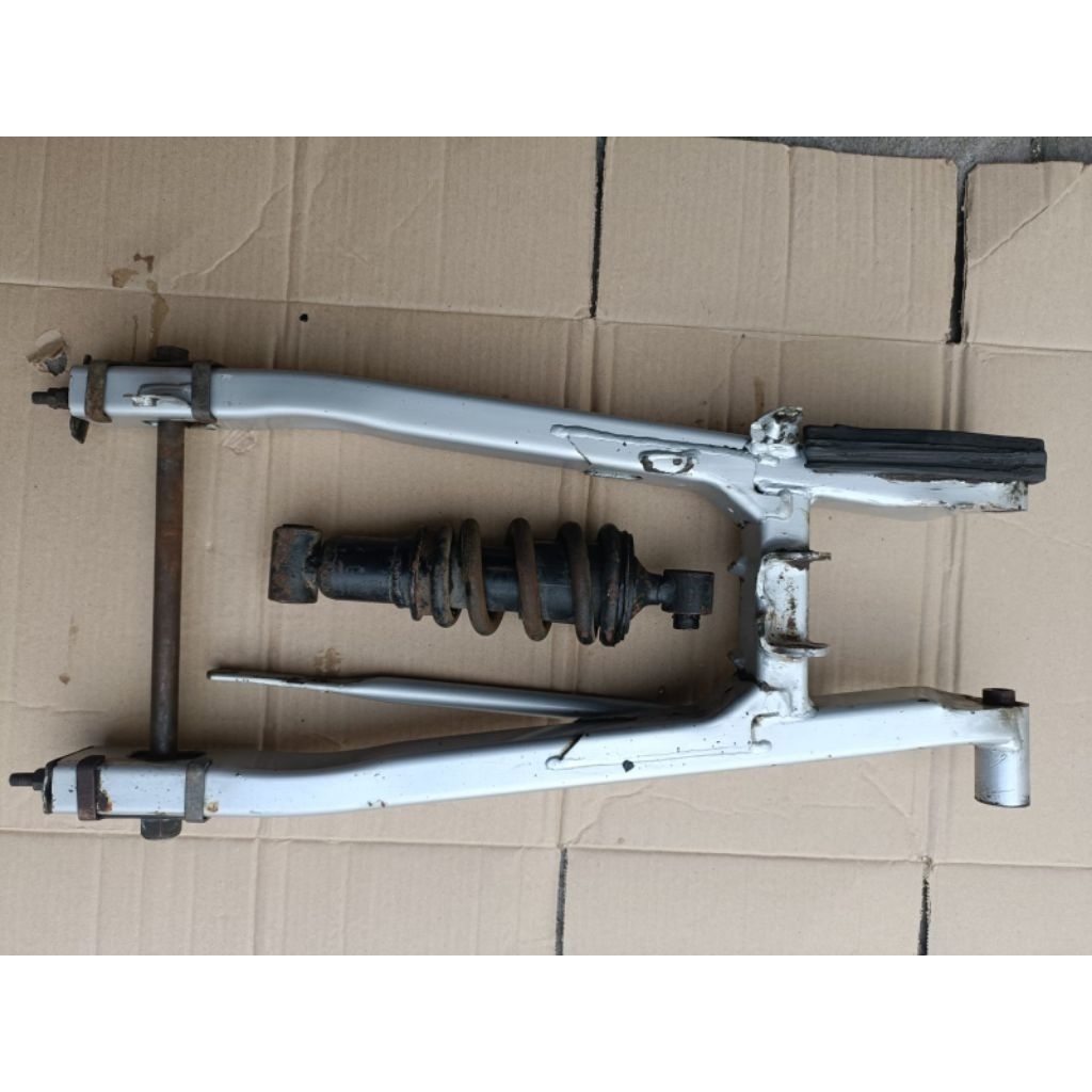 Swing Arm lengan ayun Arm Suzuki satria Fu trail cross Monoshock shockbreaker Modif