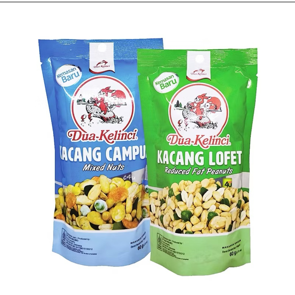 

Dua Kelinci - LOFET dan MIX Nut - 60 gr