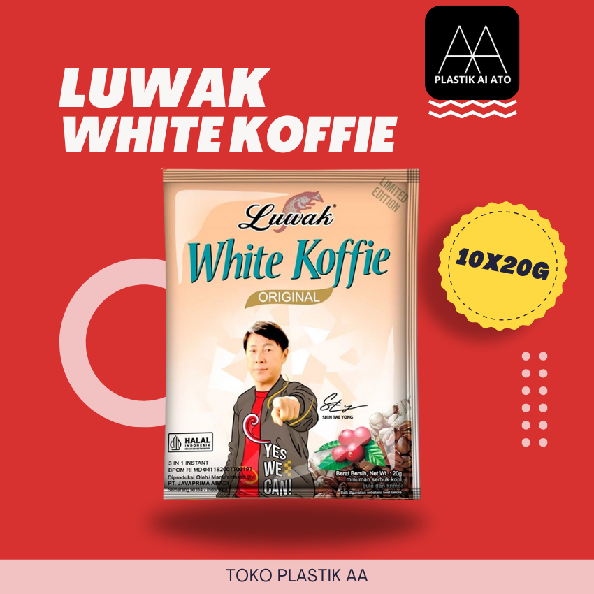 

Luwak White Koffie Sachet 20gr x 10 – | Rasa Ringan Sachet untuk Warung, Retail, dan Grosir