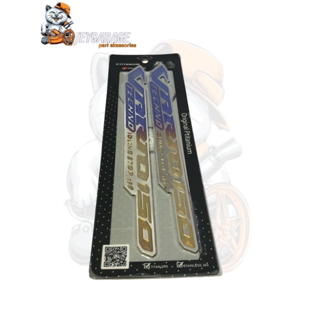 Emblem Titanium Vario 150 1 Set Original Vietnam