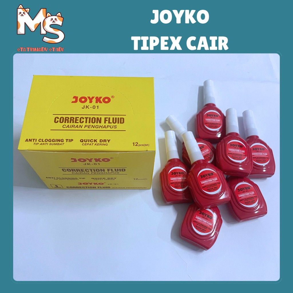 

TIPEX CAIR JOYKO JK-01 1 PAK ISI 12