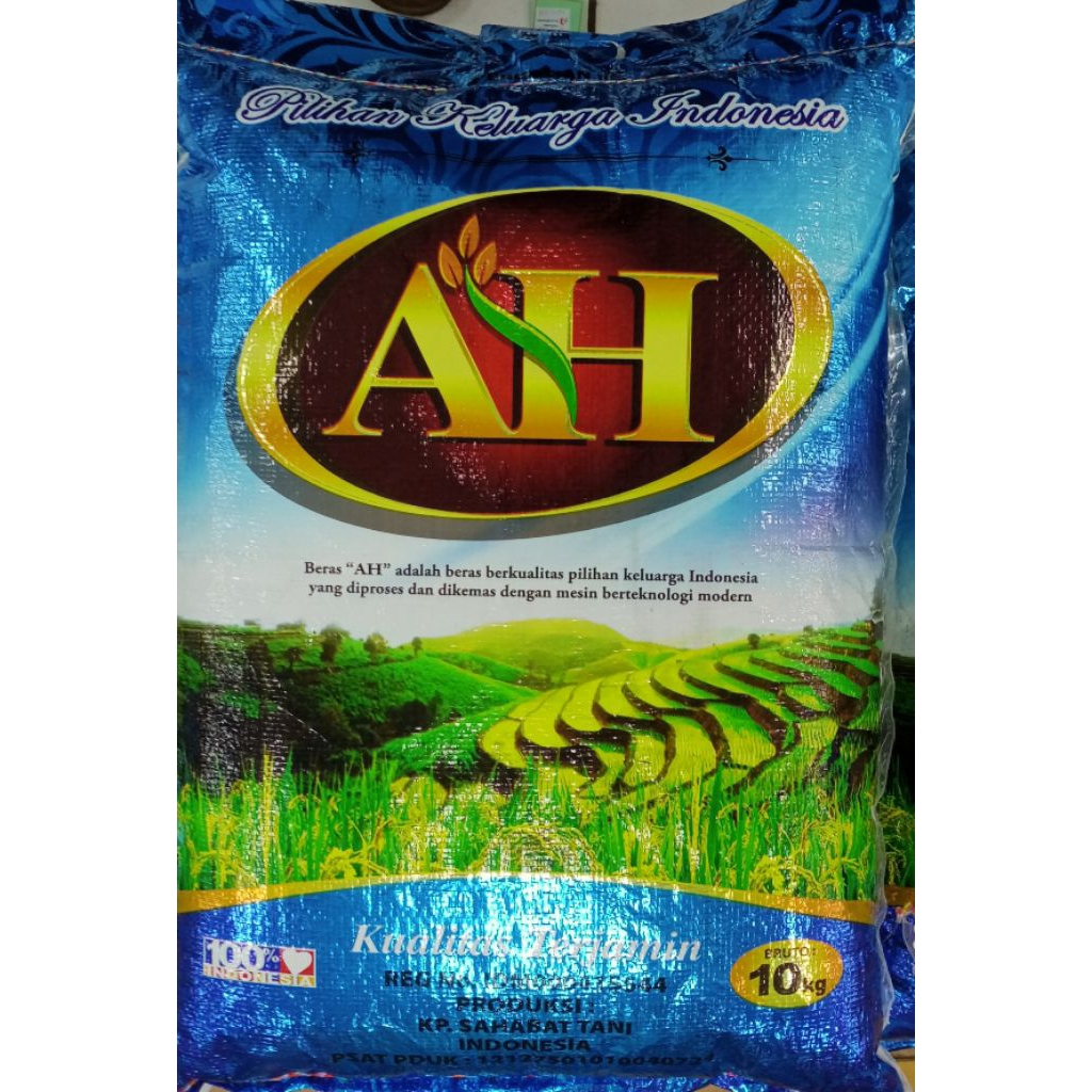 

Beras AH pilihan keluarga 10 kg