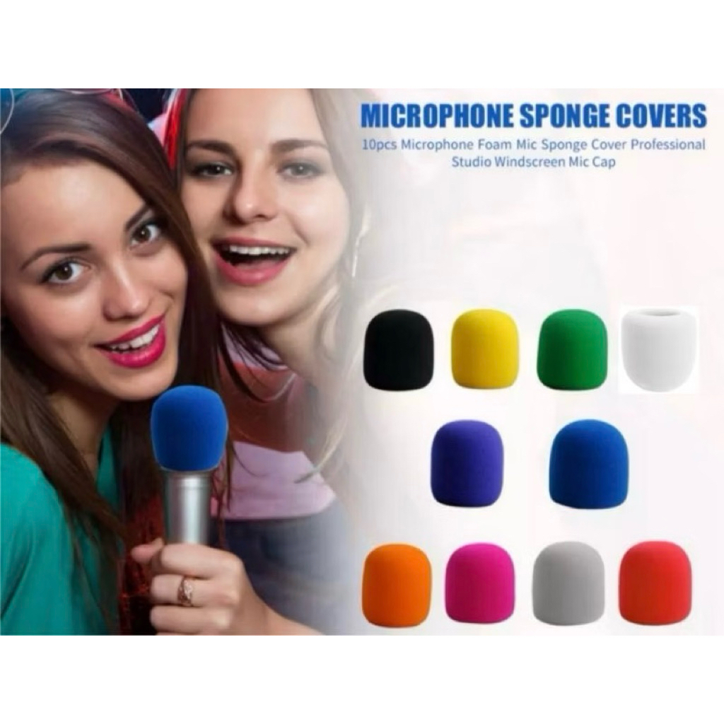 Busa Mikrofon Besar dan Tebal / Busa Microphone Condensor / Cover Mic Busa Tebal / Pelindung Mic Teb