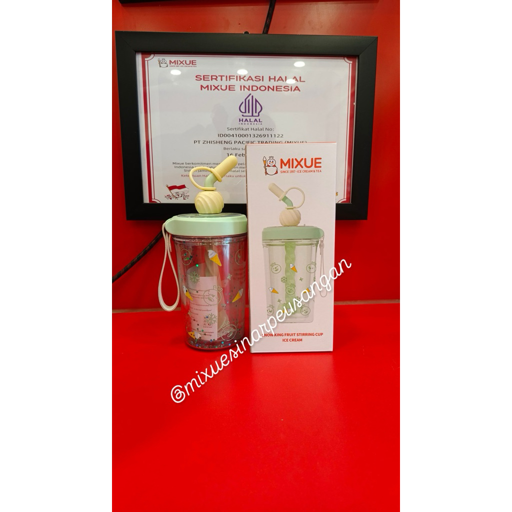 Tumbler Mixue Ice Cream