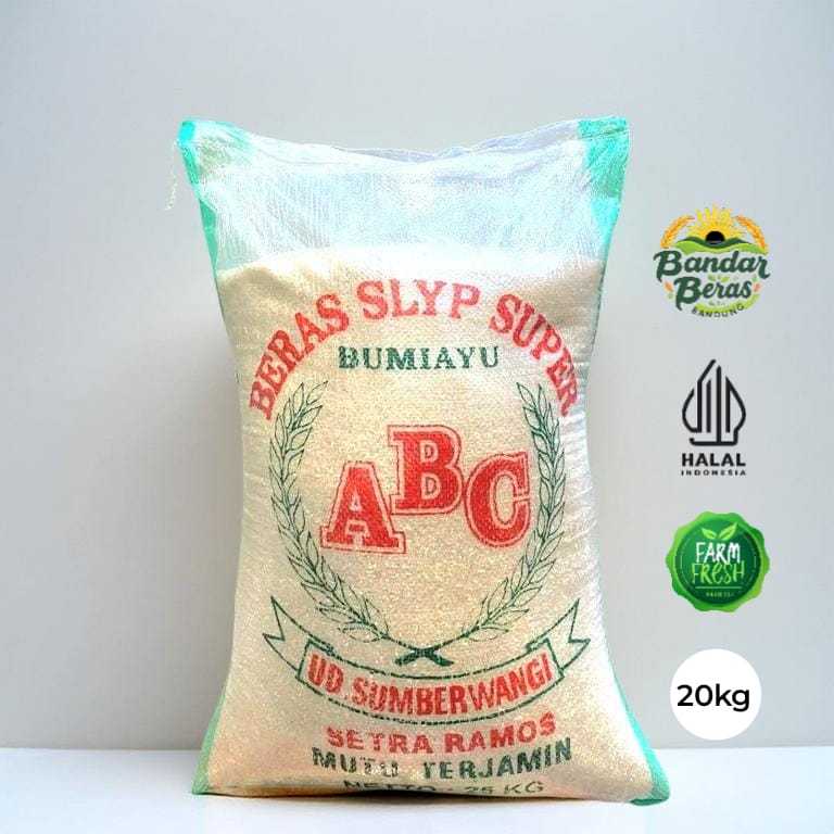 

Beras Setra Ramos SLYP Super Cap ABC Bumi Ayu 20kg