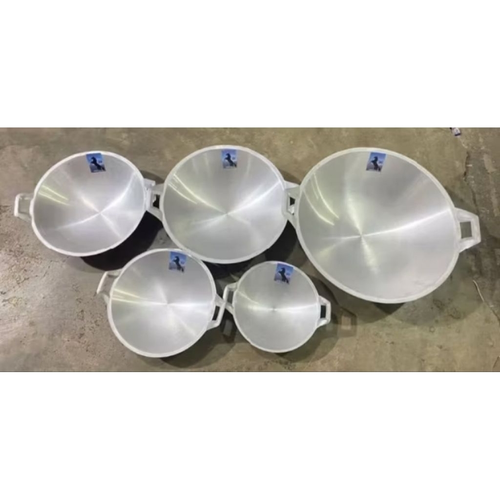 kuali aluminium cap kuda no 11-16/wajan penggorengan anti lengket/wajan aluminium anti lengket