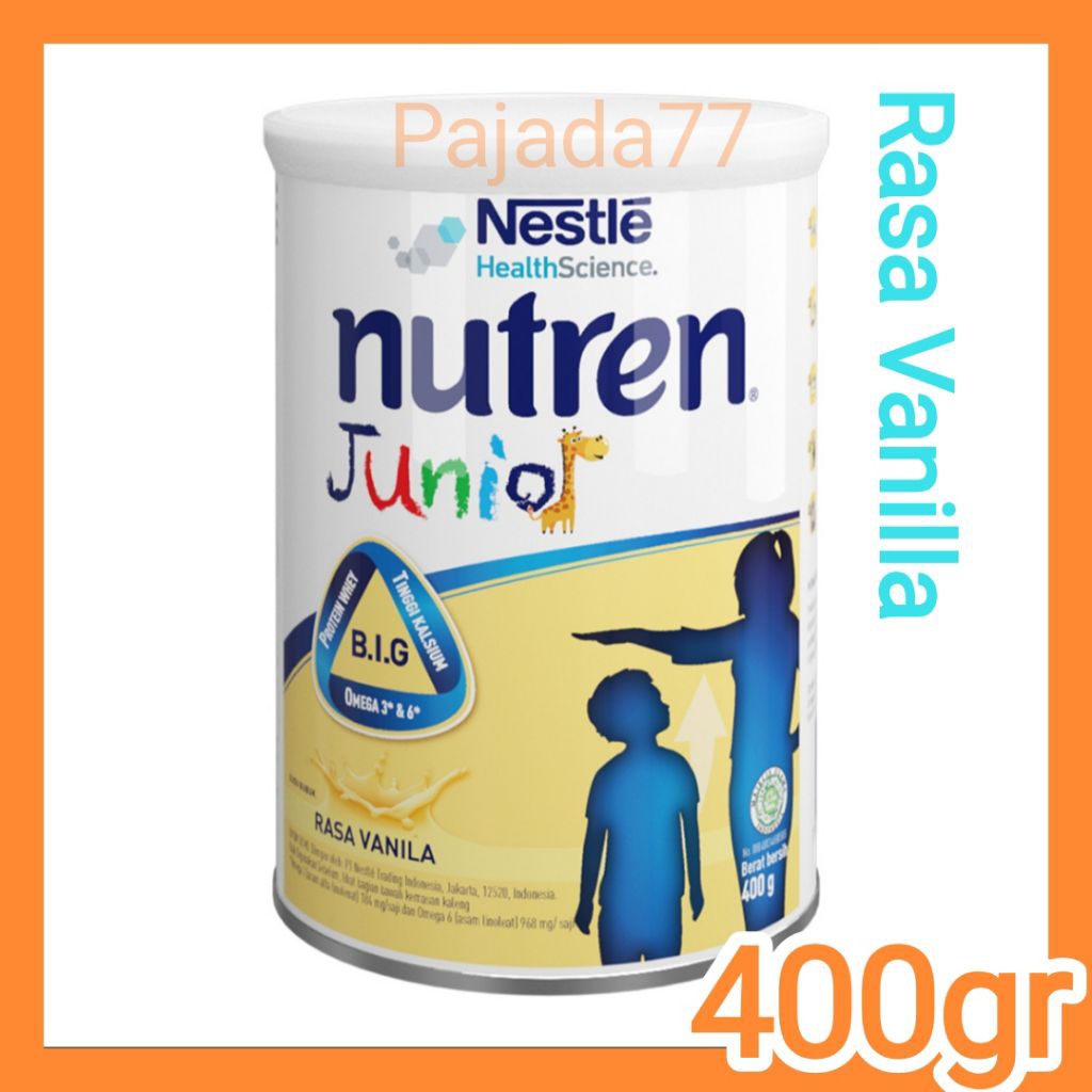 

Nutren Junior Susu Bubuk Pertumbuhan Anak Vanilla 400 gr