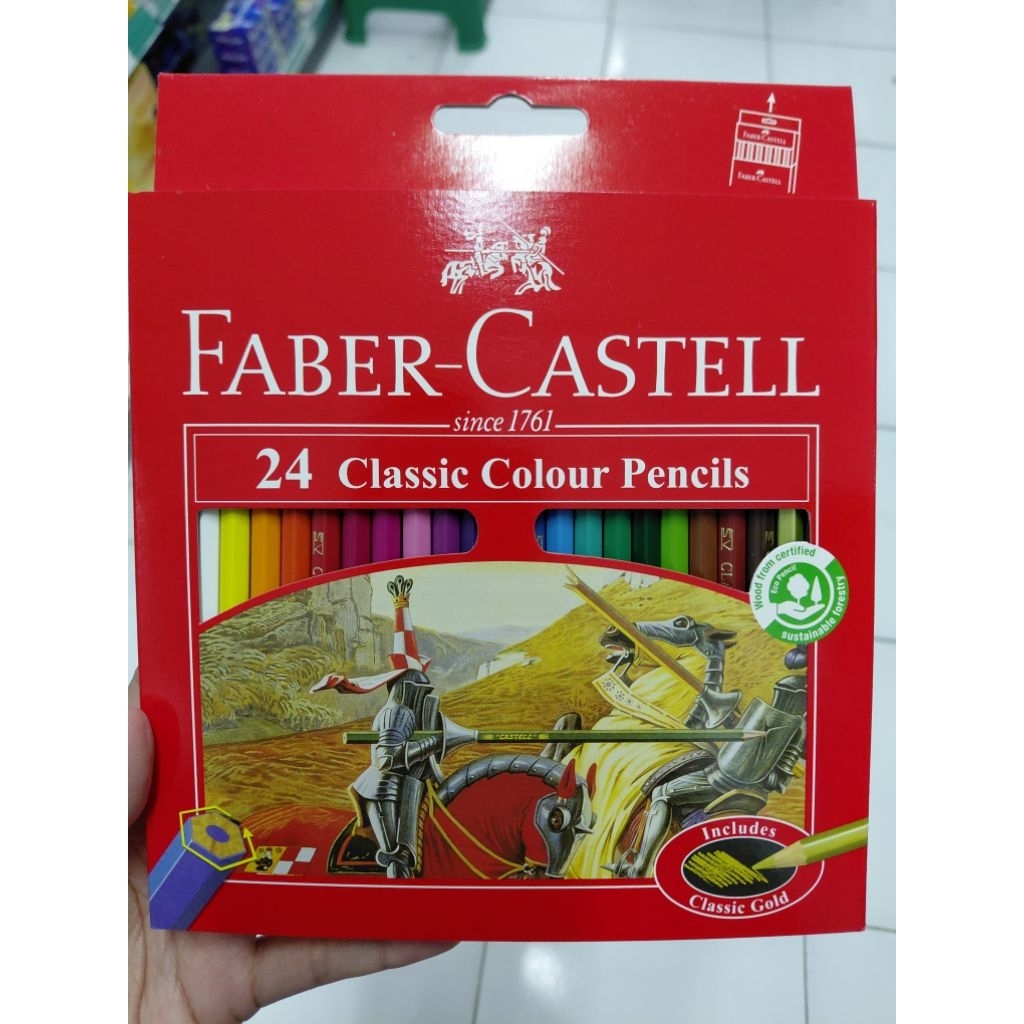 

Pensil Warna Panjang Merk Faber Castell Murah isi 24 36 dan 48