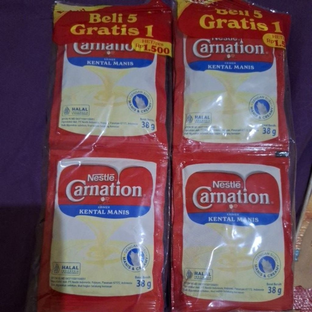 

susu kental manis isi 5+1