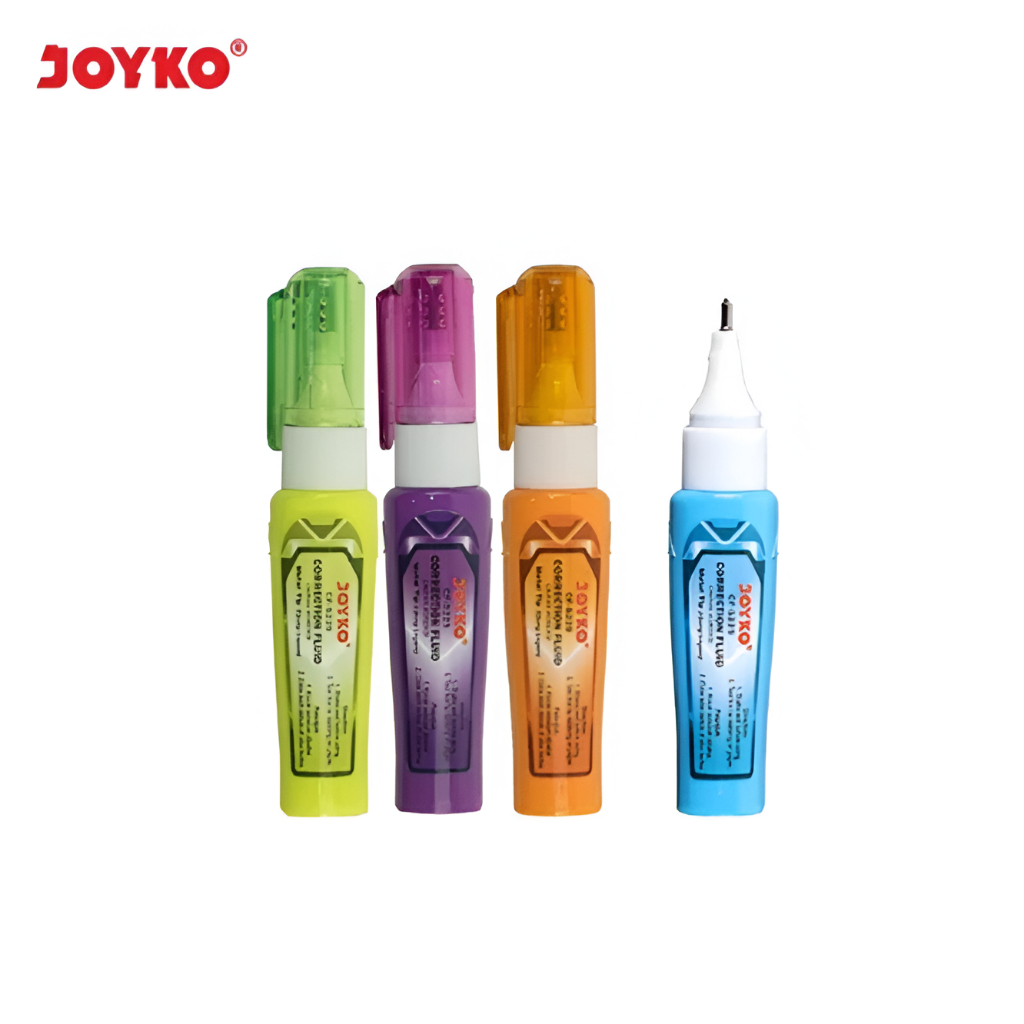 

Stipo Tip-ex Correction Pen / Fluid Joyko CF-S229 - Cairan Koreksi Penghapus Tipe X Cair Joyko