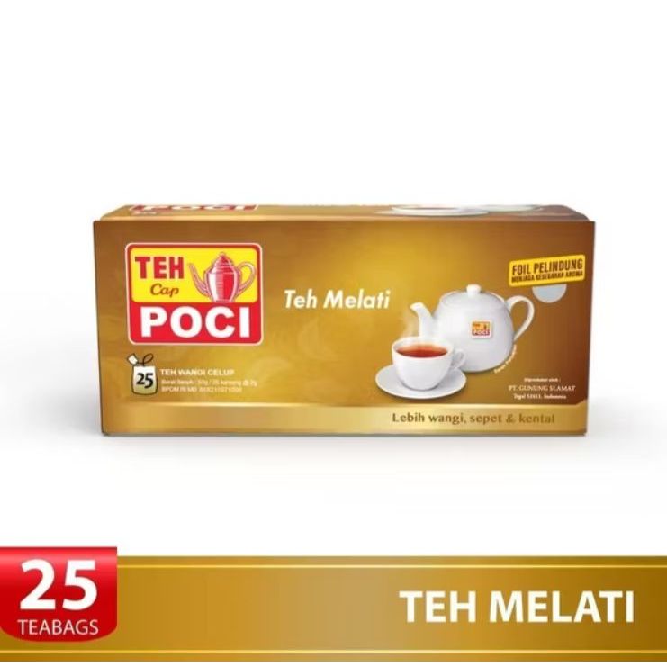 

Teh Celup Cap Poci Melati 25 Bags – Teh Melati Asli dengan Aroma Segar dan Nikmat
