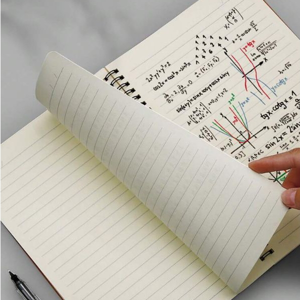 

Notebook A5 isi Garis dan Polos / Notebook Ring Spiral isi 50 lembar 100 halaman Buku Tulis Sekolah