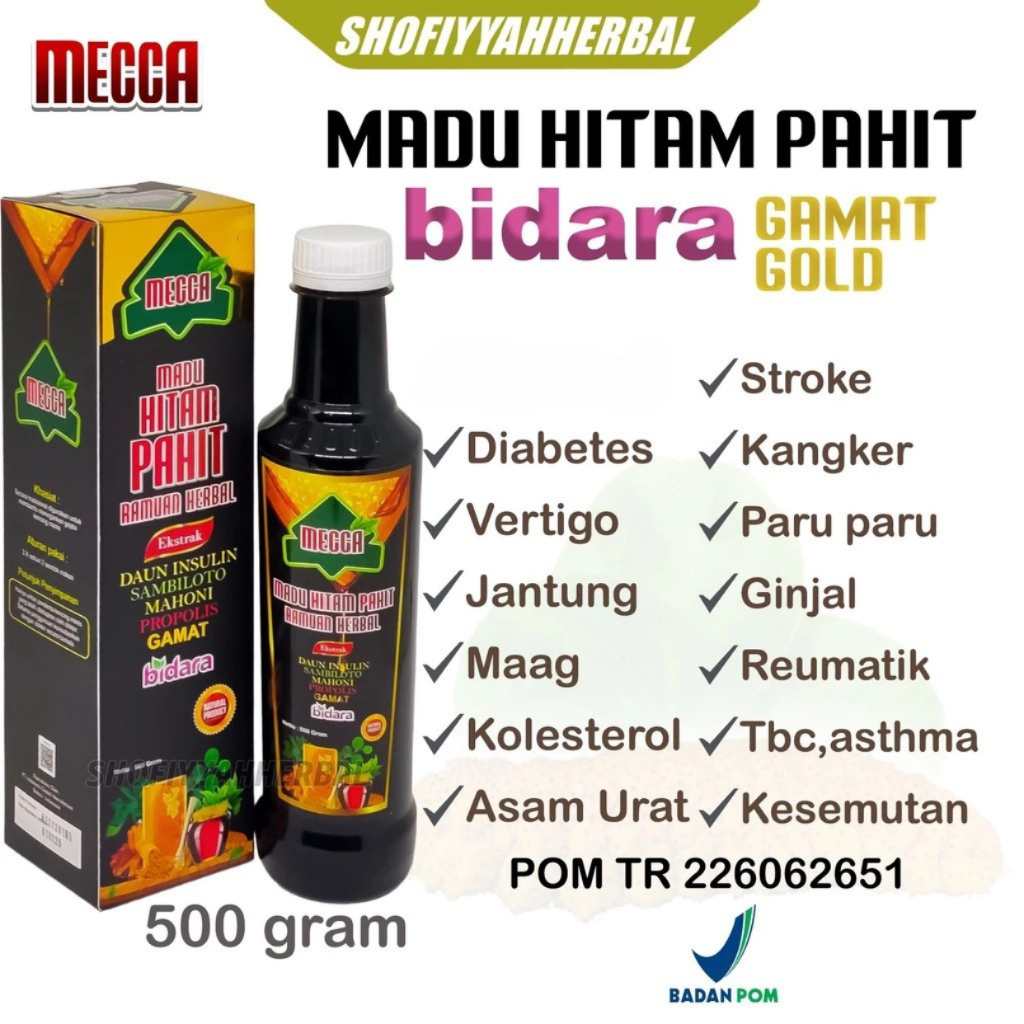 

Madu Hitam Pahit Untuk Diabetes 500 Gram