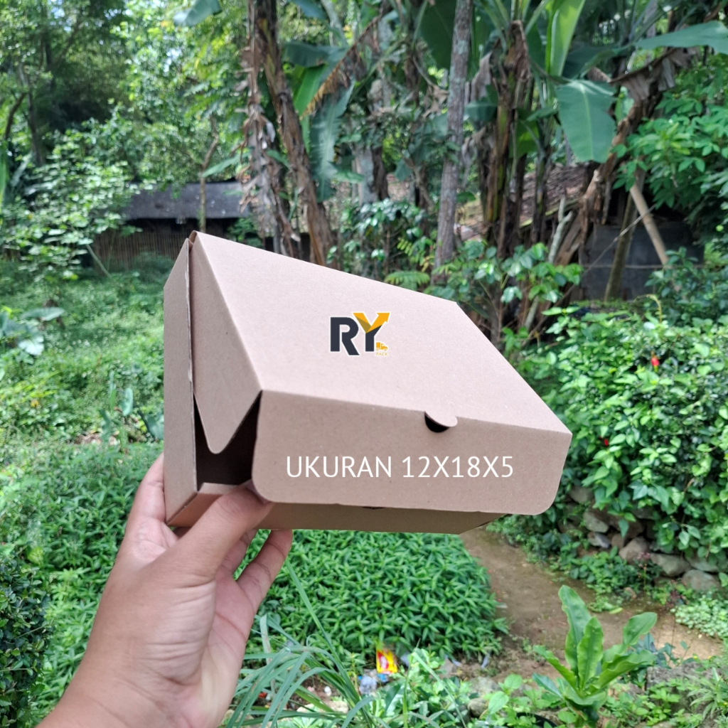 

Kardus Corrugated 18x12x5 CM | Die Cut | Kotak Karton | Box Packing untuk produk