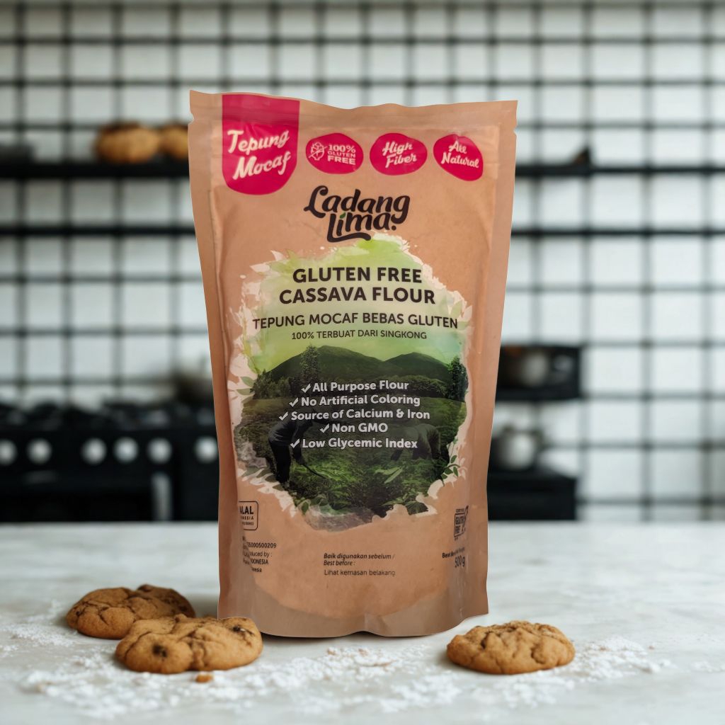 

Ladang Lima Tepung Mocaf APF 500g | Gluten Free Tepung Singkong