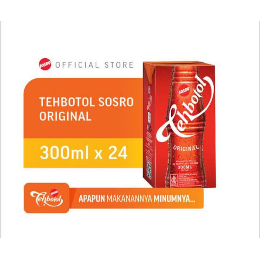 

Teh botol kotak ukuran 300ml isi 24pcs