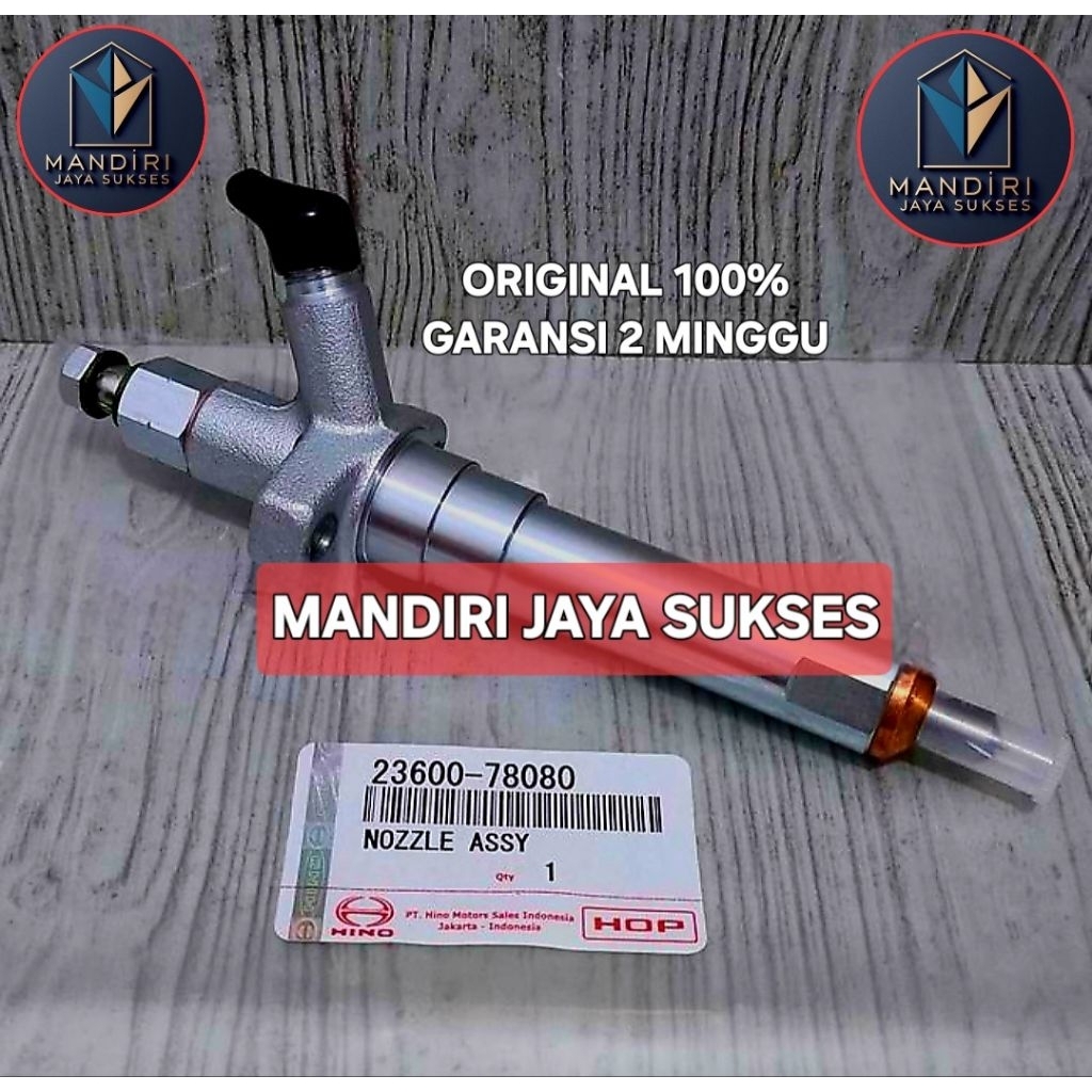 NOZZLE ASSY NOSEL INJEKTOR ASSY KOMPLIT ASLI HT-130/HT-125 HINO DUTRO 23600-78080 ORIGINAL