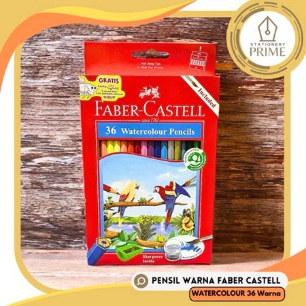 

Pensil Warna Faber Castell 36 warna Watercolour