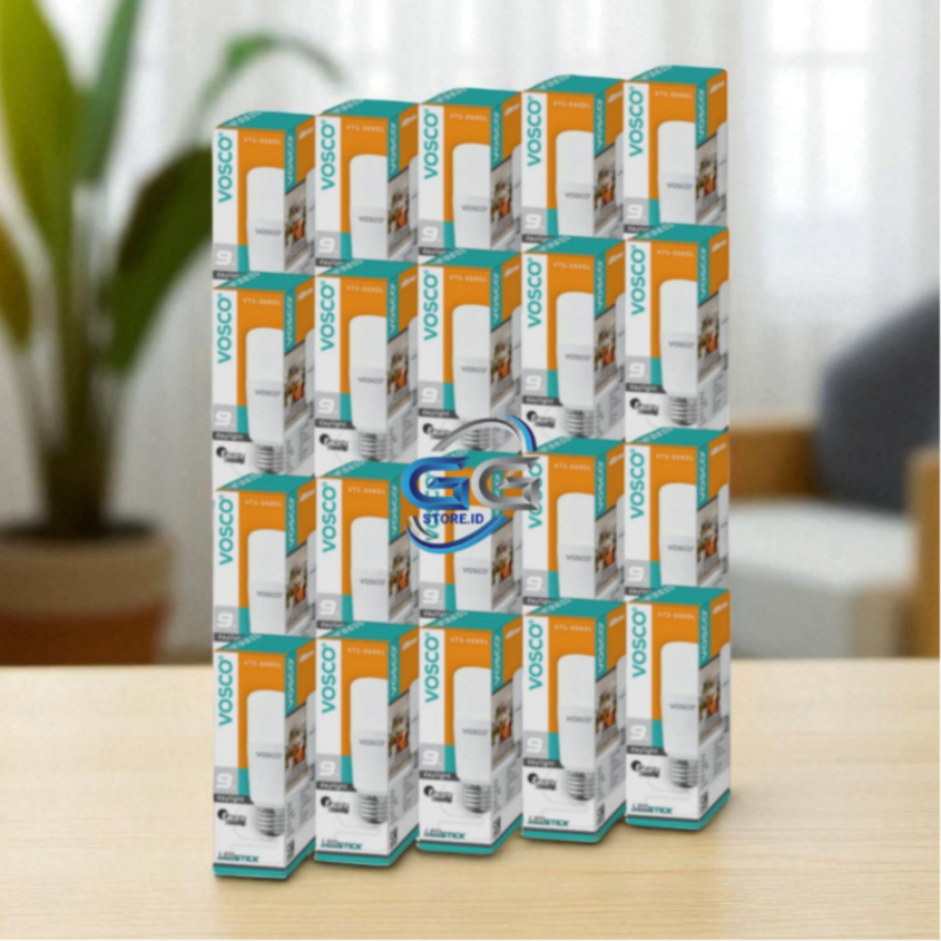 Paket HEMAT 20 Pcs VOSCO Lampu LED Stick 5W 7W 9 Watt - Cahaya Putih