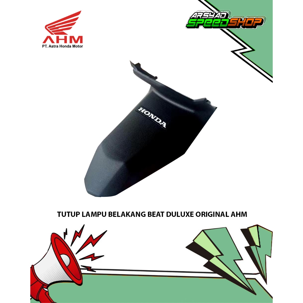 TUTUP LAMPU BELAKANG BEAT DULUXE ORIGINAL AHM
