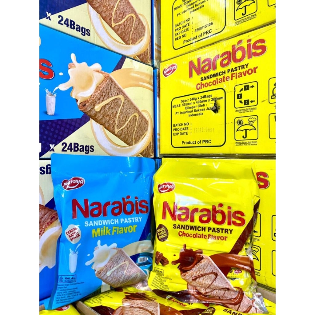 

Narabis sandwich pastry 240 gr kemasan bag(isi 20)