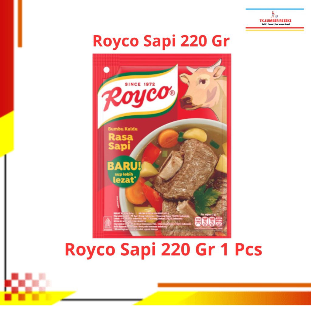 

Royco Bumbu Kaldu Penyedap rasa Sapi 220 Gr PROMO MURAH