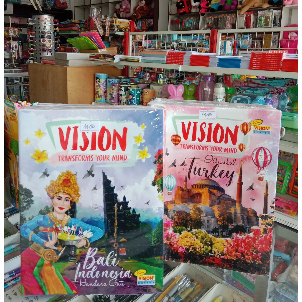 

(1 pack)Buku Tulis Vision isi 10 buku