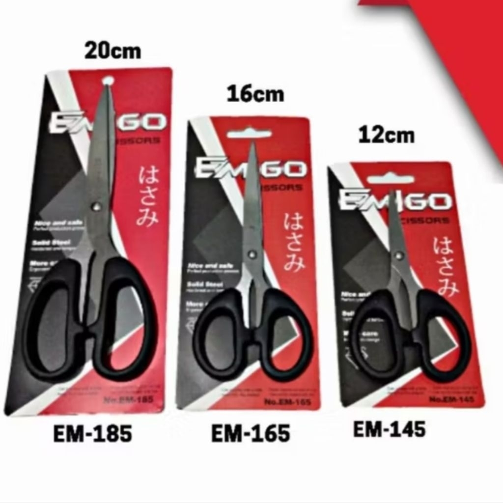 

Gunting Kertas Isi 6 Pcs Ukuran Besar Sedang Dan Kecil Gunting Emigo