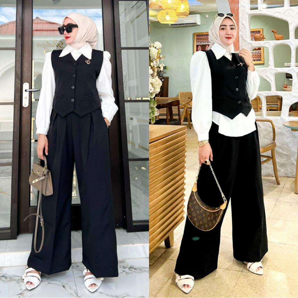 IMELA SET - FAST ROMPI CELANA KULOT KOREAN STYLE