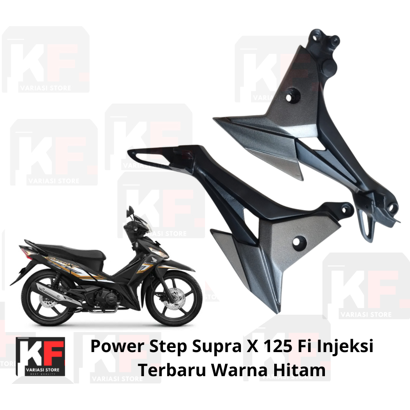 Step Power Belakang Pijakan kaki bagian belakang set kiri kanan Supra X 125 Fi Terbaru  Power Postep