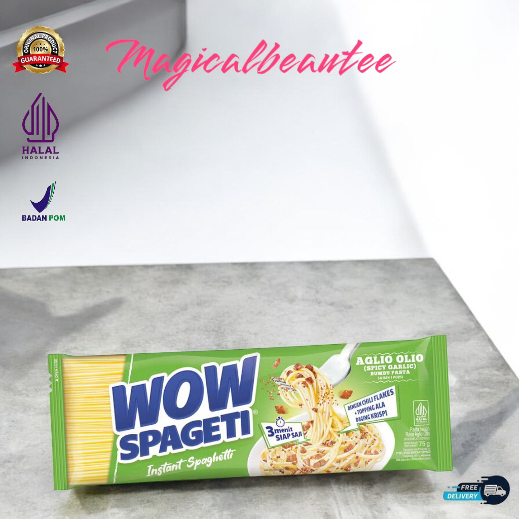 

[ Dapat 3pcs ] WOW Spaghetti Aglio Olio dengan Garlic Italy