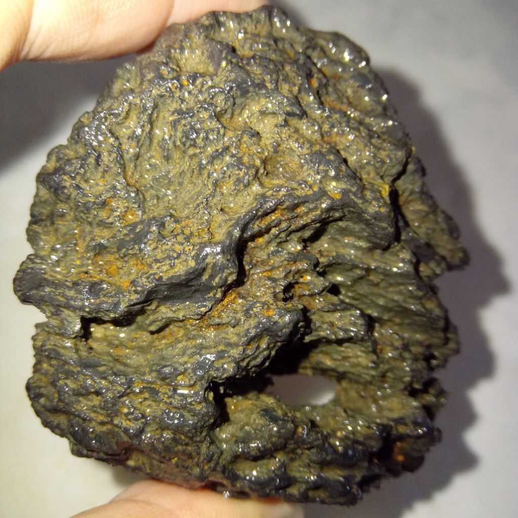 Original Batu Satam Meteorit Combong Langka Antik