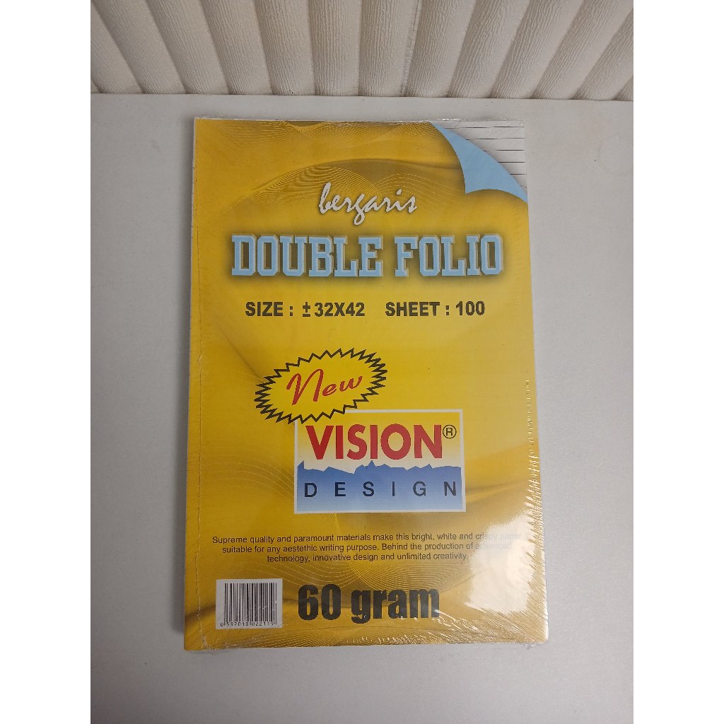 

Double folio isi 100 dan 200 lembar