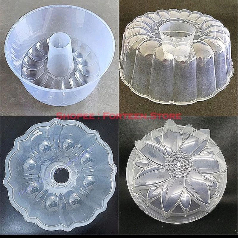 Cetakan Puding Plastik Aneka Motif Loyang Pudding Agar Ager Gelombang Aneka Bentuk
