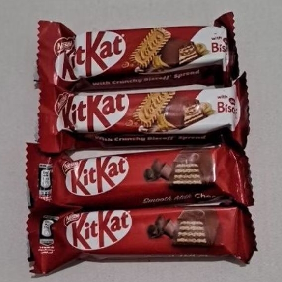 

KIT KAT SENSES MINI MOMENTS LOTUS BISCOFF / MILK CHOCOLATE SATUAN / PIECE