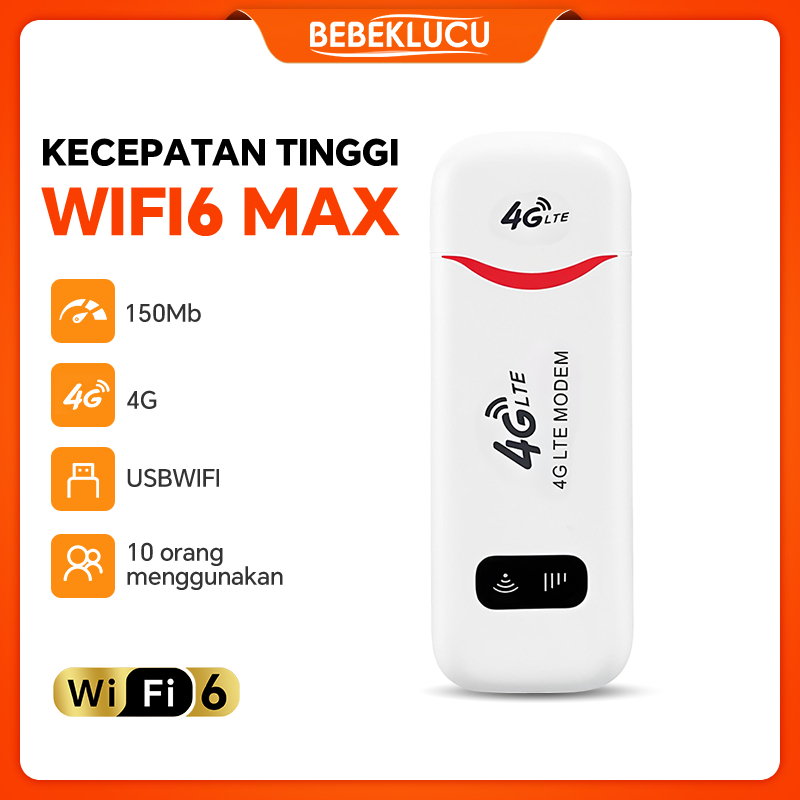 Sas Bebeklucu Modem Modem USB 4G portabel dengan kartu SIM, router WiFi portabel, USB WiFi saku