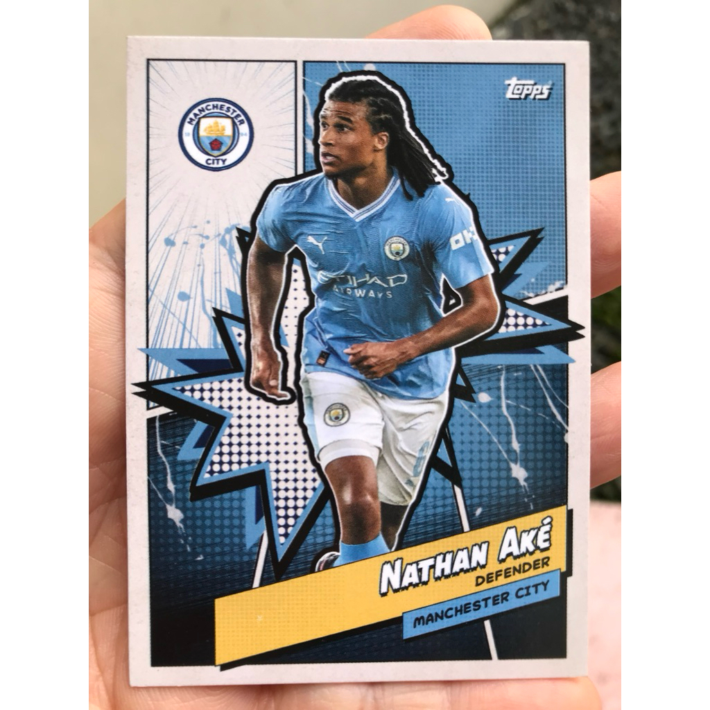 TOPPS SOCCER CARD NATHAN AKE 2023