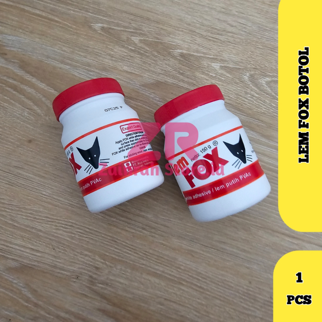 

( 1 BOTOL ) Lem Fox Putih 150 Gram Adhesive