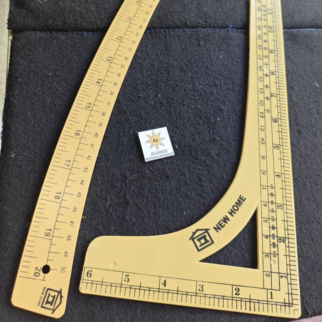 

(50cm) Penggaris Pola. Penggaris Jahit Senior dan Pemula