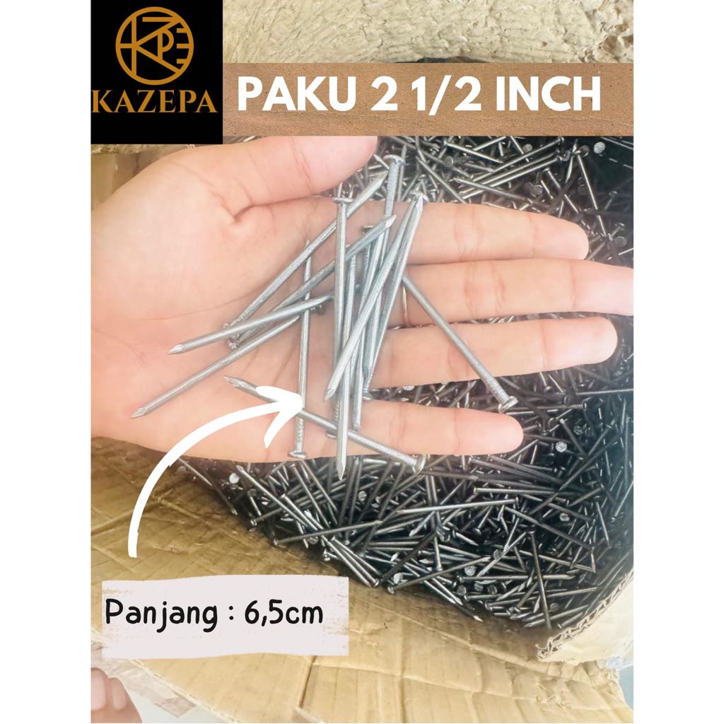 Paku Kayu/ 2 1/2 inch/ Paku Murah ukuran 2 1/2"