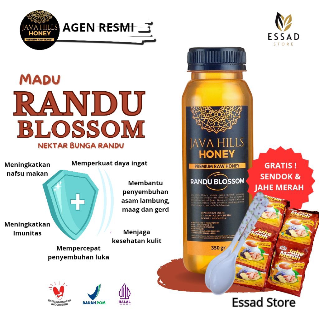 

Madu Randu Java Hills Honey Madu Murni Javahills Honey