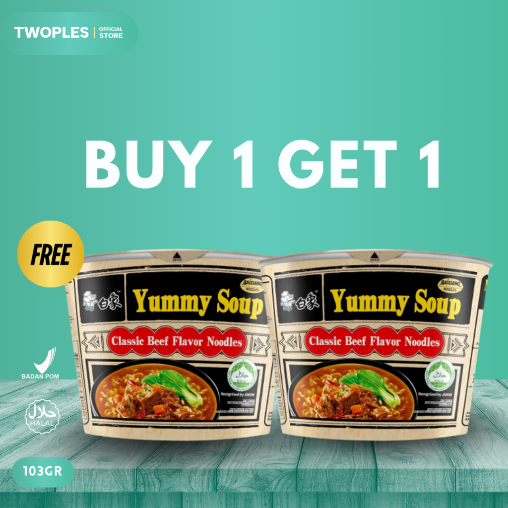 

PROMO BUY 1 GET 1 CUP series !! Mie Baixiang Yummy Soup (CUP)