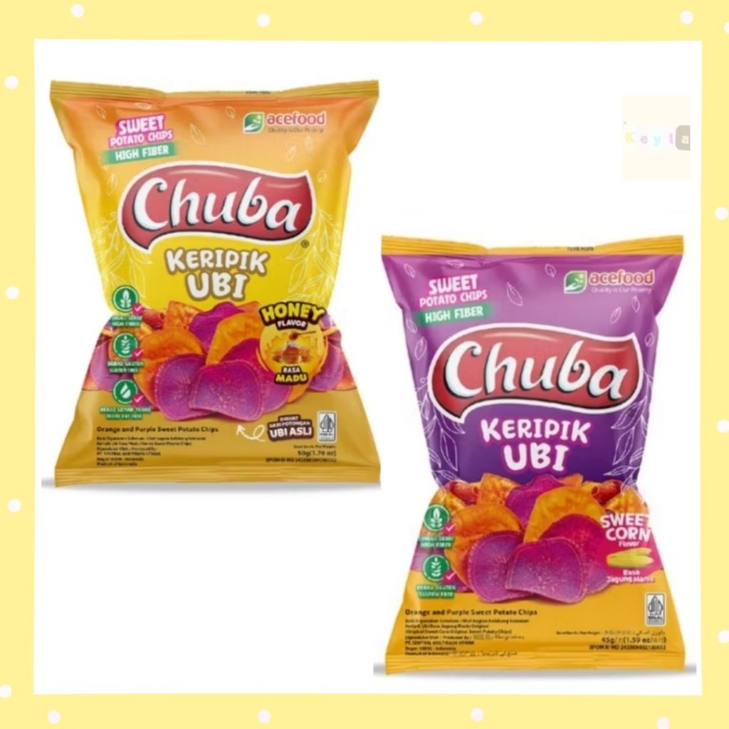 

Chuba Keripik Ubi Rasa Madu dan Jagung Manis 45g