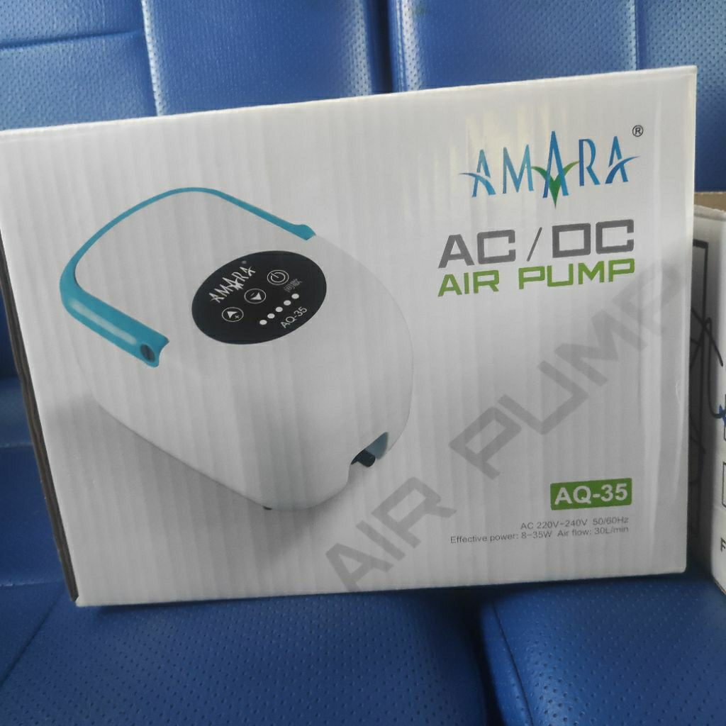 Air Pump AC/DC AMARA AQ 35 Aerator ACDC Kolam Ikan