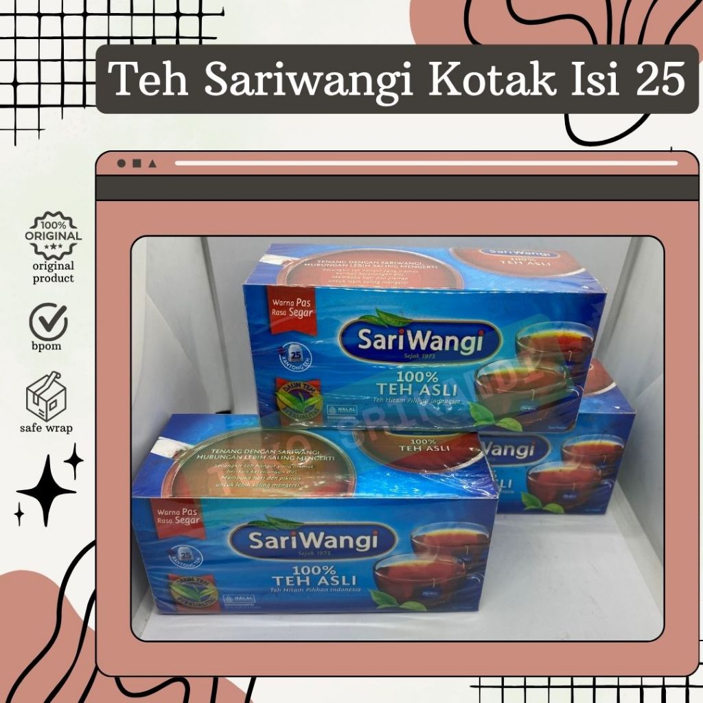 

Teh Sariwangi kotak isi 25